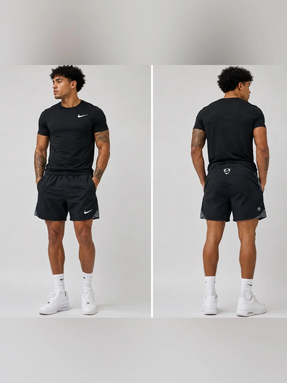 NWT Nike Men’s Black Athletic Running Shorts Size XXL